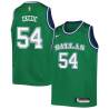 Green_Throwback Obinna Ekezie Mavericks #54 Twill Basketball Jersey FREE SHIPPING
