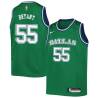 Green_Throwback Wallace Bryant Mavericks #55 Twill Basketball Jersey FREE SHIPPING