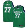 Green_Throwback Luka Doncic Mavericks #77 Twill Basketball Jersey FREE SHIPPING