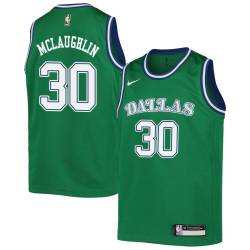 Green_Throwback 2021 Draft JaQuori McLaughlin Mavericks #30 Twill Basketball Jersey FREE SHIPPING