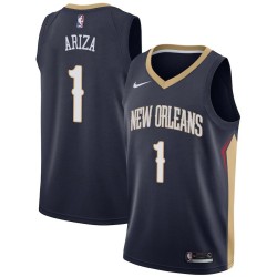 Navy Trevor Ariza Pelicans #1 Twill Basketball Jersey FREE SHIPPING