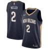 Navy Darius Miller Pelicans #2 Twill Basketball Jersey FREE SHIPPING