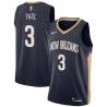 Navy Chris Paul Pelicans #3 Twill Basketball Jersey FREE SHIPPING