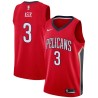 Red Omer Asik Pelicans #3 Twill Basketball Jersey FREE SHIPPING