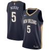 Navy Dominic McGuire Pelicans #5 Twill Basketball Jersey FREE SHIPPING