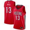 Red Cheick Diallo Pelicans #13 Twill Basketball Jersey FREE SHIPPING