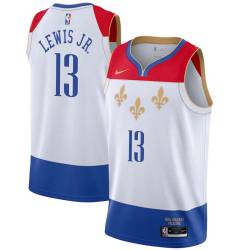 2020-21City Kira Lewis Jr. Pelicans #13 Twill Basketball Jersey FREE SHIPPING