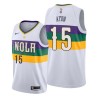 2019-20City Gustavo Ayon Pelicans #15 Twill Basketball Jersey FREE SHIPPING