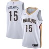 White Sindarius Thornwell Pelicans #15 Twill Basketball Jersey FREE SHIPPING