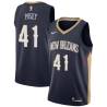 Navy James Posey Pelicans #41 Twill Basketball Jersey FREE SHIPPING