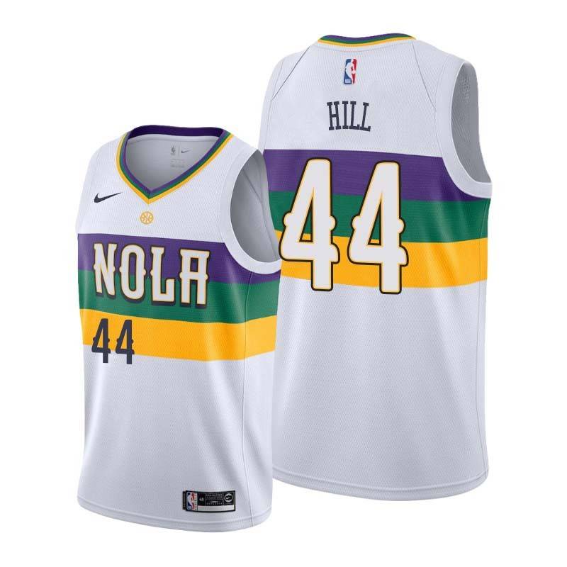 2019-20City Solomon Hill Pelicans #44 Twill Basketball Jersey FREE SHIPPING
