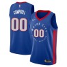 2020-21City Tony Campbell Pistons #00 Twill Basketball Jersey FREE SHIPPING