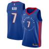 2020-21City Leo Klier Pistons #7 Twill Basketball Jersey FREE SHIPPING