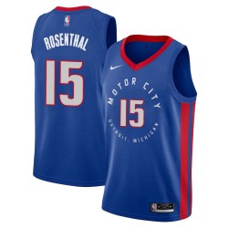 2020-21City Dick Rosenthal Pistons #15 Twill Basketball Jersey FREE SHIPPING