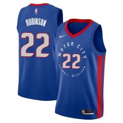 2020-21City Glenn Robinson Pistons #22 Twill Basketball Jersey FREE SHIPPING