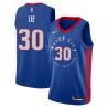 2020-21City Ron Lee Pistons #30 Twill Basketball Jersey FREE SHIPPING