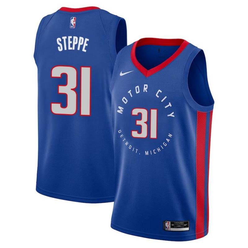 2020-21City Brook Steppe Pistons #31 Twill Basketball Jersey FREE SHIPPING