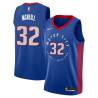 2020-21City Larry McNeill Pistons #32 Twill Basketball Jersey FREE SHIPPING