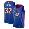 2020-21City Christian Laettner Pistons #32 Twill Basketball Jersey FREE SHIPPING