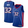 2020-21City Joe Smith Pistons #32 Twill Basketball Jersey FREE SHIPPING