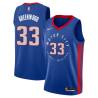 2020-21City Dave Greenwood Pistons #33 Twill Basketball Jersey FREE SHIPPING