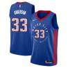 2020-21City Greg Anderson Pistons #33 Twill Basketball Jersey FREE SHIPPING