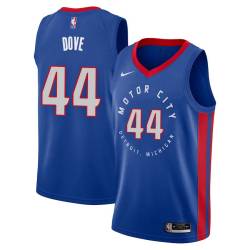 2020-21City Sonny Dove Pistons #44 Twill Basketball Jersey FREE SHIPPING