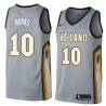 Gray Alec Burks Cavaliers #10 Twill Basketball Jersey FREE SHIPPING