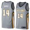 Gray Thon Maker Cavaliers #14 Twill Basketball Jersey FREE SHIPPING