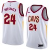 White 2021 Draft Lauri Markkanen Cavaliers #24 Twill Basketball Jersey FREE SHIPPING