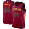 Red 2021 Draft Lauri Markkanen Cavaliers #24 Twill Basketball Jersey FREE SHIPPING