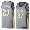 Gray Mfiondu Kabengele Cavaliers #27 Twill Basketball Jersey FREE SHIPPING