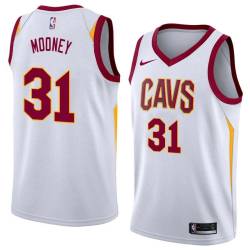 White Matt Mooney Cavaliers #31 Twill Basketball Jersey FREE SHIPPING