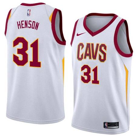 White John Henson Cavaliers #31 Twill Basketball Jersey FREE SHIPPING