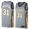 Gray Richard Washington Twill Basketball Jersey -Cavaliers #31 Washington Twill Jerseys, FREE SHIPPING