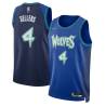 2021/22 City Edition Brad Sellers Twill Basketball Jersey -Timberwolves #4 Sellers Twill Jerseys, FREE SHIPPING