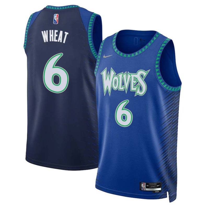 2021/22 City Edition DeJuan Wheat Twill Basketball Jersey -Timberwolves #6 Wheat Twill Jerseys, FREE SHIPPING