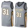 Gray Fred Roberts Twill Basketball Jersey -Cavaliers #31 Roberts Twill Jerseys, FREE SHIPPING