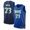 2021/22 City Edition Kevin Martin Twill Basketball Jersey -Timberwolves #23 Martin Twill Jerseys, FREE SHIPPING