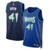 2021/22 City Edition Eddie Griffin Twill Basketball Jersey -Timberwolves #41 Griffin Twill Jerseys, FREE SHIPPING