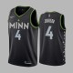 2020-21City Wesley Johnson Twill Basketball Jersey -Timberwolves #4 Johnson Twill Jerseys, FREE SHIPPING