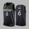 2020-21City Jason Hart Twill Basketball Jersey -Timberwolves #6 Hart Twill Jerseys, FREE SHIPPING