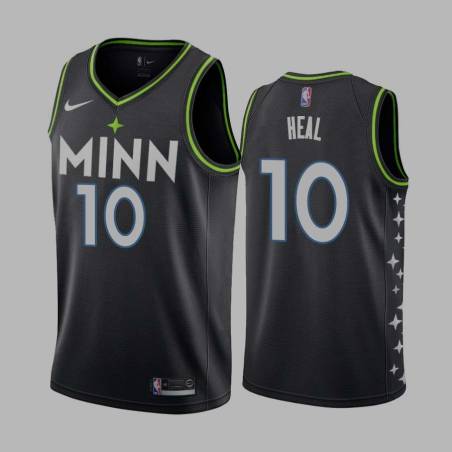 2020-21City Shane Heal Twill Basketball Jersey -Timberwolves #10 Heal Twill Jerseys, FREE SHIPPING