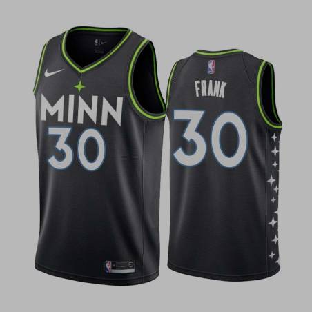 2020-21City Tellis Frank Twill Basketball Jersey -Timberwolves #30 Frank Twill Jerseys, FREE SHIPPING