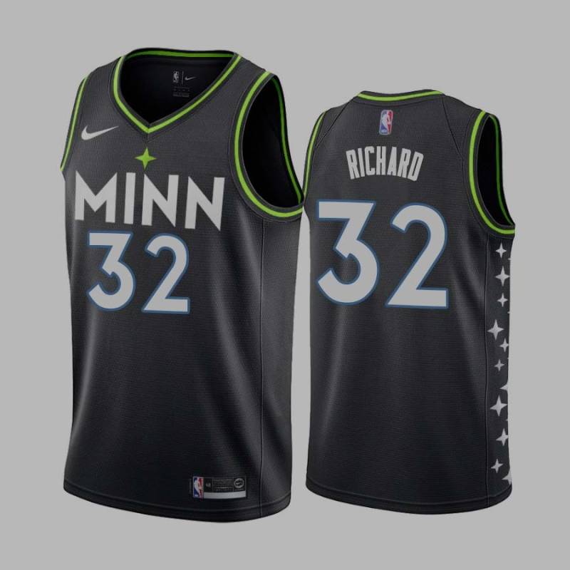 2020-21City Chris Richard Twill Basketball Jersey -Timberwolves #32 Richard Twill Jerseys, FREE SHIPPING