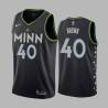 2020-21City Mike Brown Twill Basketball Jersey -Timberwolves #40 Brown Twill Jerseys, FREE SHIPPING