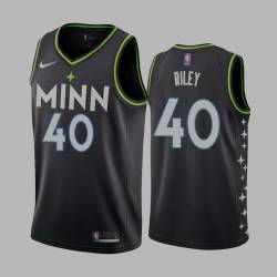 2020-21City Eric Riley Twill Basketball Jersey -Timberwolves #40 Riley Twill Jerseys, FREE SHIPPING