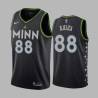 2020-21City Nemanja Bjelica Twill Basketball Jersey -Timberwolves #88 Bjelica Twill Jerseys, FREE SHIPPING