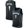 Black_Throwback Sean Kilpatrick Twill Basketball Jersey -Timberwolves #1 Kilpatrick Twill Jerseys, FREE SHIPPING