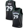 Black_Throwback Alando Tucker Twill Basketball Jersey -Timberwolves #29 Tucker Twill Jerseys, FREE SHIPPING